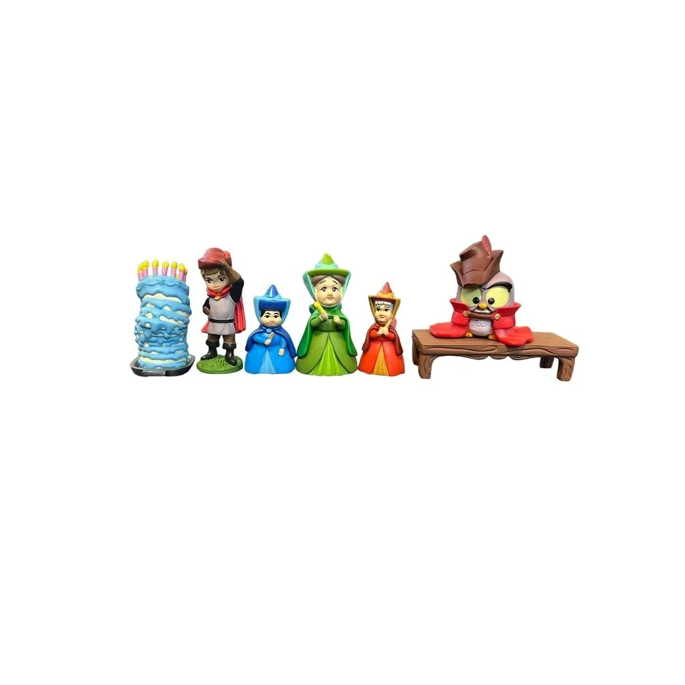 2 Disney Animators Collection Littles Aurora Cottage & Lilo & Stitch Playset‎